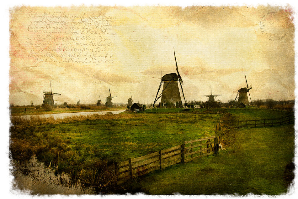 Kinderdijk, The Netherlands - Forgotten Postcard