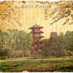 Japanese Tower, Brussels, Belgium - Forgotten Postcard