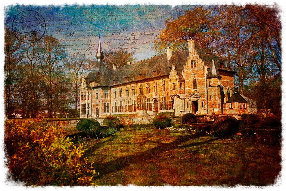 Groot-Bijgaarden Castle, Belgium - Forgotten Postcard
