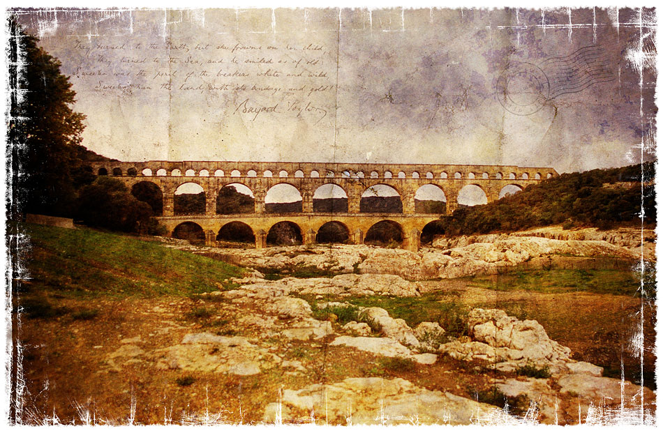 Pont-du-Gard, France - Forgotten Postcard