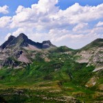The Pyrenees Mountains in July