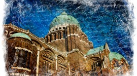 Basilica of Koekelberg, Brussels, Belgium - Forgotten Postcard