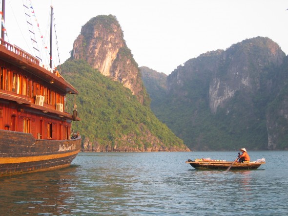 Halong Bay Vietnam Halong Bay Vietnam - Before the Forgotten Postcard treatment
