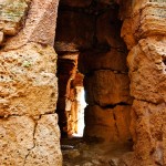 Inside Nuraghe Palmavera