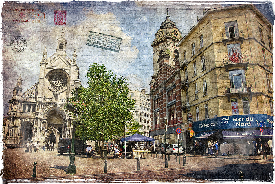 Place Sainte Catherine - Forgotten Postcard