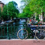 Canal in Amsterdam, The Netherlands