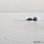 Fishing off the coast of Vouliagmeni, Greece