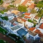 Warren of streets in then shadow of the Acropolis