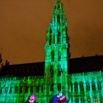 Elecrabel Nights Lightshow Grand Place, Brussels, Belgium