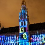 Elecrabel Nights Lightshow Grand Place, Brussels, Belgium