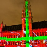Elecrabel Nights Lightshow Grand Place, Brussels, Belgium