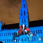 Elecrabel Nights Lightshow Grand Place, Brussels, Belgium
