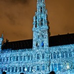 Elecrabel Nights Lightshow Grand Place, Brussels, Belgium