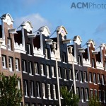 Rows of Canal Houses in Amsterdam