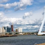 The Erasmusbrug in Rotterdam, The Netherlands