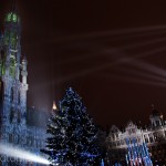 Christmas in Grand Place Brussels, Belgium 2008