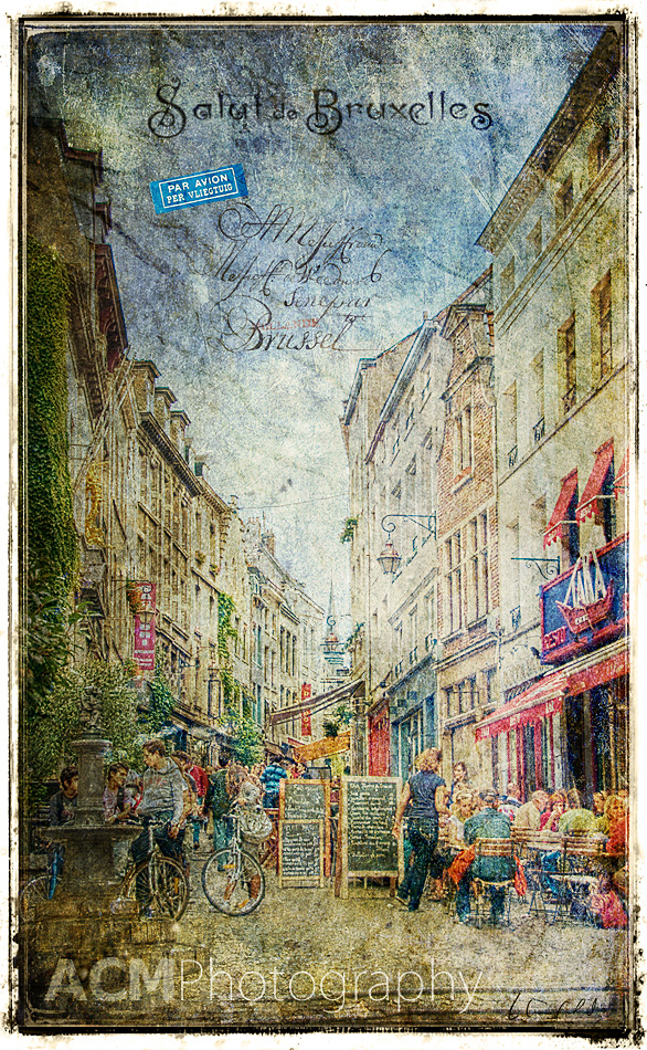 Rue de Rollebeek, Sablon, Brussels - Forgotten Postcard