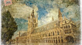 Cloth Hall - Ypres, Belgium | Forgotten Postcard